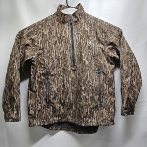Browning Wicked Wing 1/2 Zip Men’s XXL Mossy Oak Bottomland Camo 95/5 Performanc